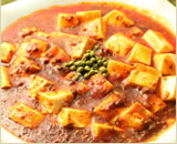 青実山椒で一味違う麻婆豆腐