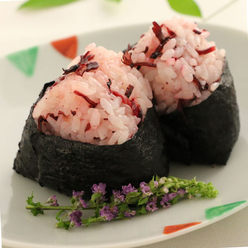 しば漬昆布を使ったおにぎり